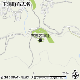 布志名神社周辺の地図