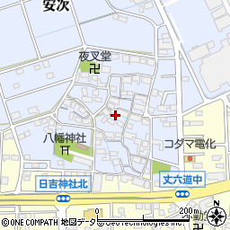 岐阜県安八郡神戸町安次503周辺の地図