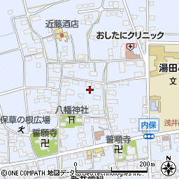滋賀県長浜市内保町1281周辺の地図