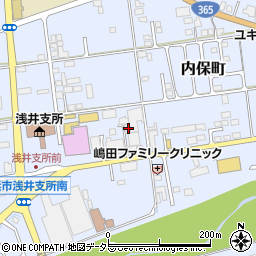 滋賀県長浜市内保町2820周辺の地図