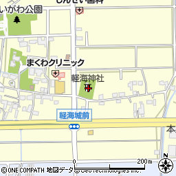 軽海神社周辺の地図
