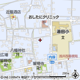 滋賀県長浜市内保町1167周辺の地図