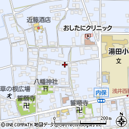 滋賀県長浜市内保町1295周辺の地図