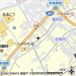 島根県出雲市平田町1573-1周辺の地図