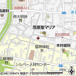 千葉県茂原市高師989-2周辺の地図