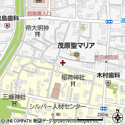 千葉県茂原市高師989-1周辺の地図