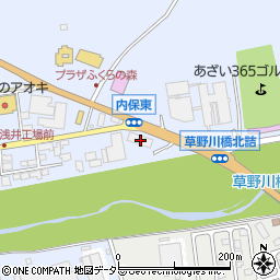 滋賀県長浜市内保町264周辺の地図