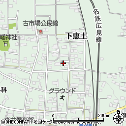 岐阜県可児市下恵土703周辺の地図