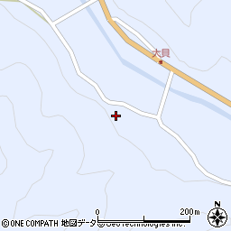 兵庫県豊岡市但東町佐田267周辺の地図