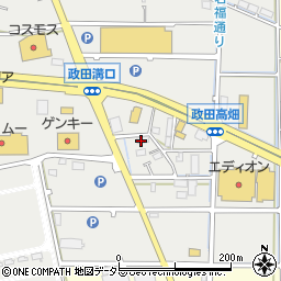 岐阜県本巣市政田1577周辺の地図