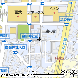 朝日新聞東戸塚販売周辺の地図
