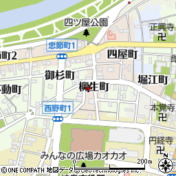 岐阜県岐阜市柳生町周辺の地図
