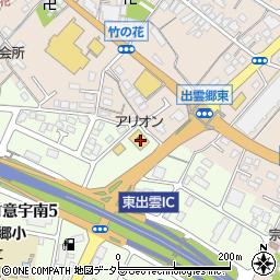 明治書店　東出雲店周辺の地図