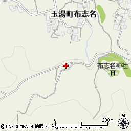 島根県松江市玉湯町布志名872周辺の地図