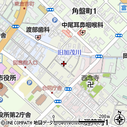 鳥取県米子市紺屋町周辺の地図