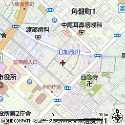 鳥取県米子市紺屋町周辺の地図