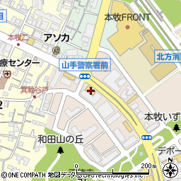 ガスト横浜本牧店周辺の地図