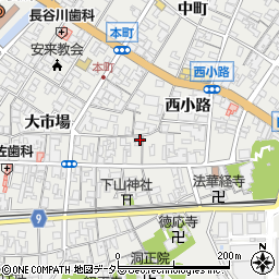 島根県安来市安来町中市場1667周辺の地図