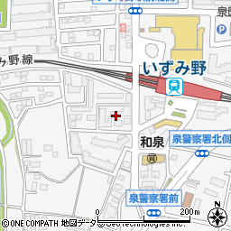 横浜訪問看護リハビリなるいずみサテライト周辺の地図