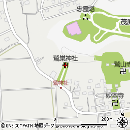 鷲巣神社周辺の地図