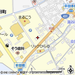 セブンイレブン出雲平田町薮崎店周辺の地図