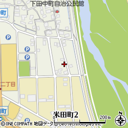 鳥取県倉吉市下田中町1032周辺の地図