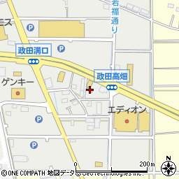 岐阜県本巣市政田1602周辺の地図