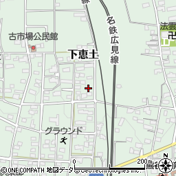 岐阜県可児市下恵土700周辺の地図