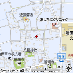 滋賀県長浜市内保町1282周辺の地図