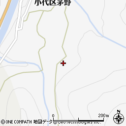 兵庫県美方郡香美町小代区茅野707周辺の地図