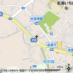 神奈川県横浜市戸塚区名瀬町695周辺の地図