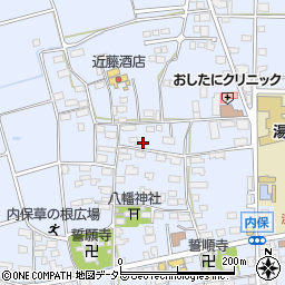 滋賀県長浜市内保町1284周辺の地図