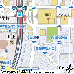 日高屋 東戸塚東口店周辺の地図
