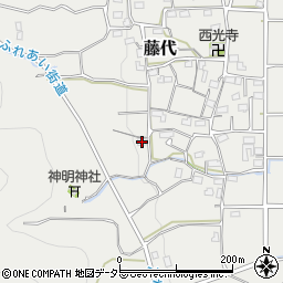 岐阜県揖斐郡池田町藤代608周辺の地図