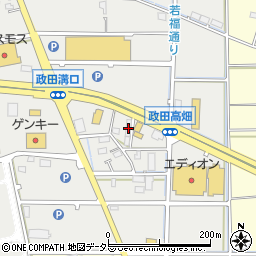 岐阜県本巣市政田1602-3周辺の地図