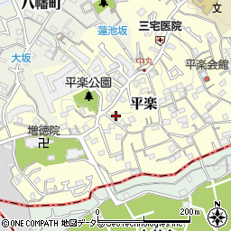妙香寺別院周辺の地図