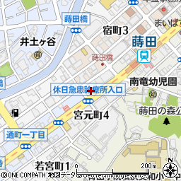 神奈川県横浜市南区宮元町4丁目71周辺の地図