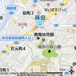 神奈川県横浜市南区宮元町4丁目86周辺の地図