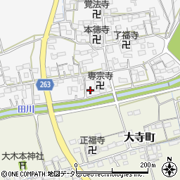 滋賀県長浜市中野町383周辺の地図