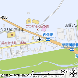 滋賀県長浜市内保町262周辺の地図