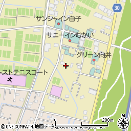 千葉県長生郡白子町中里4411-1周辺の地図