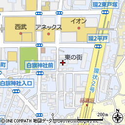 ニューシティ東戸塚東の街周辺の地図