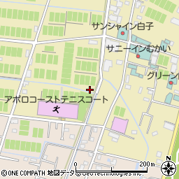 千葉県長生郡白子町中里5347周辺の地図