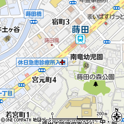 神奈川県横浜市南区宮元町4丁目84周辺の地図