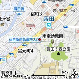 神奈川県横浜市南区宮元町4丁目85周辺の地図