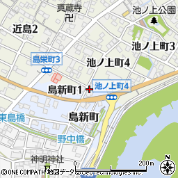 ぎふ農協島支店周辺の地図