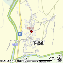 滋賀県米原市下板並486周辺の地図