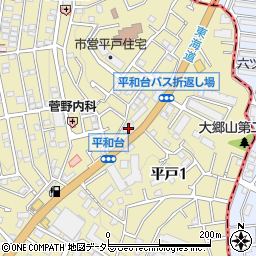 サングレイス東戸塚弐番館周辺の地図