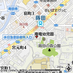 ファミリーマート広屋蒔田店周辺の地図