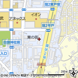 ニューシティ東戸塚東の街４号棟周辺の地図